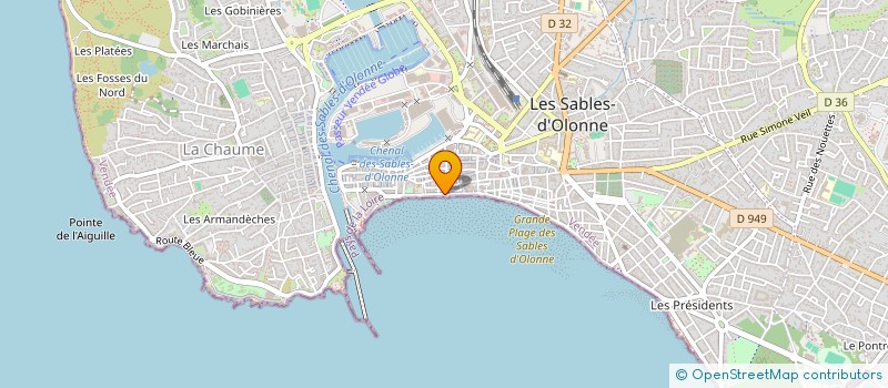 localisation de l'entreprise KOSTIA à LES SABLES D'OLONNE