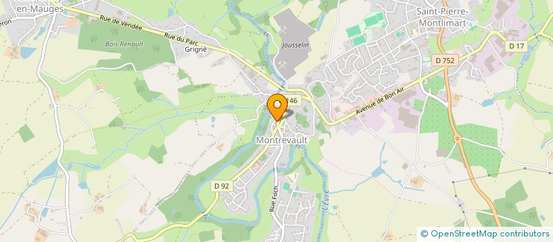 localisation de l'entreprise KOSTOSKA PEZOT à MAUGES-SUR-LOIRE