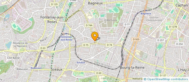 localisation de l'entreprise KOSTYMUZICA à FONTENAY-AUX-ROSES