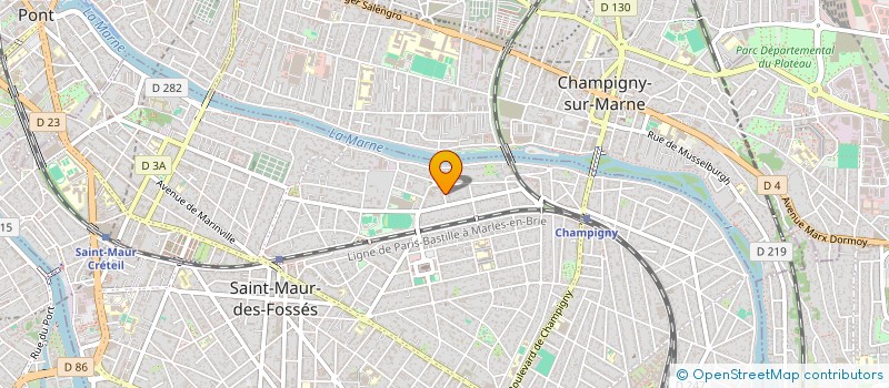 localisation de l'entreprise KOSVAM à SAINT-MAUR-DES-FOSSES