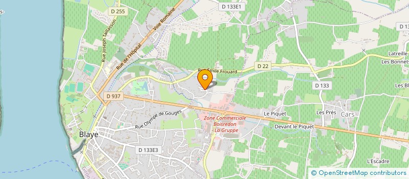 localisation de l'entreprise KOSY SHOP  SAINT-MARTIN-LACAUSSADE