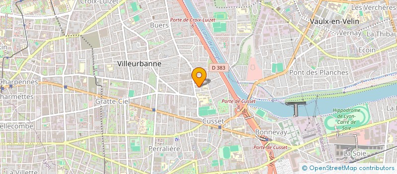 localisation de l'entreprise KOT-KOT  VILLEURBANNE