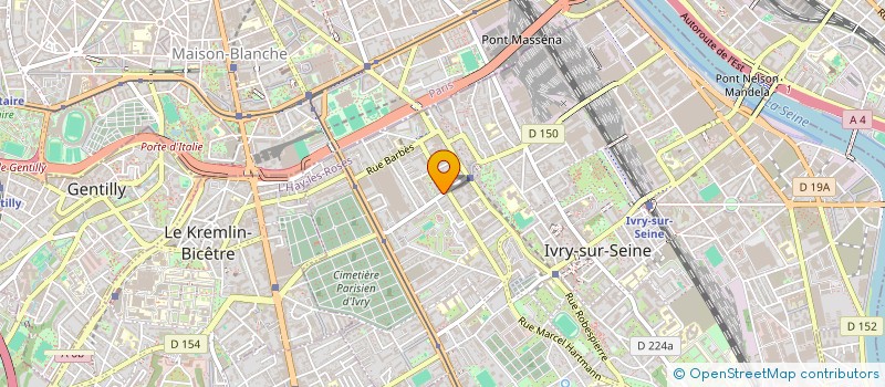 localisation de l'entreprise KOTA BATIMENT à IVRY-SUR-SEINE