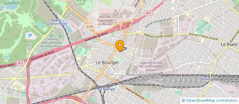 localisation de l'entreprise KOTE KREYOL à LE BOURGET