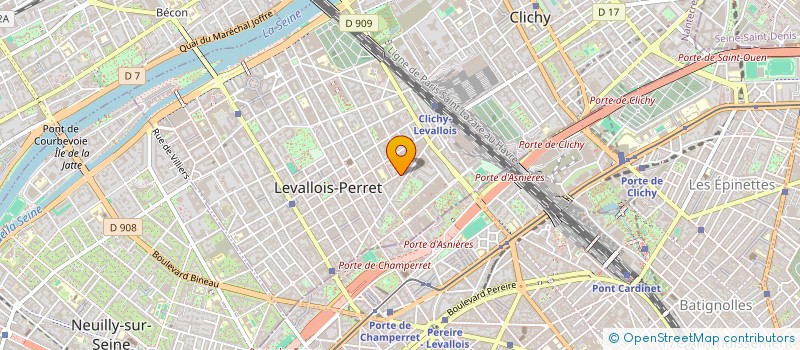 localisation de l'entreprise KOTEL CAFE à LEVALLOIS-PERRET