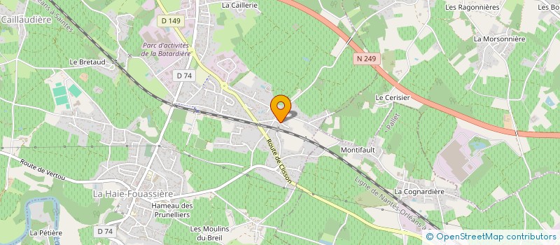 localisation de l'entreprise KOTI  LA HAIE-FOUASSIERE