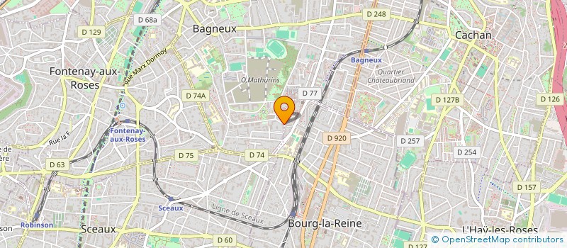 localisation de l'entreprise KOTIAM à BAGNEUX