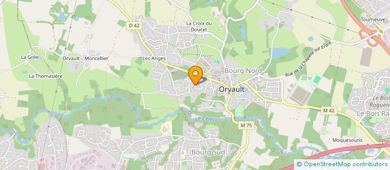 localisation de l'entreprise KOTIMA à ORVAULT