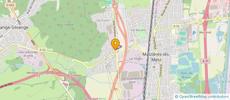 localisation de l'entreprise KOTTON CLUB SARL  MAIZIERES-LES-METZ