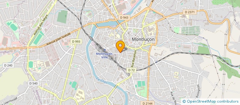 localisation de l'entreprise KOU2POUCE à MONTLUCON