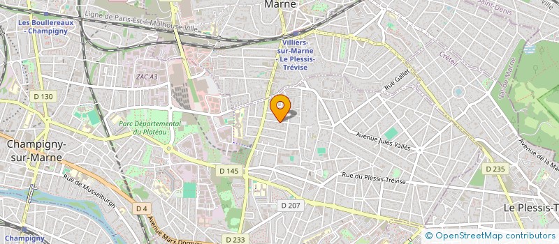 localisation de l'entreprise KOUAMEBANKWI à CHAMPIGNY-SUR-MARNE