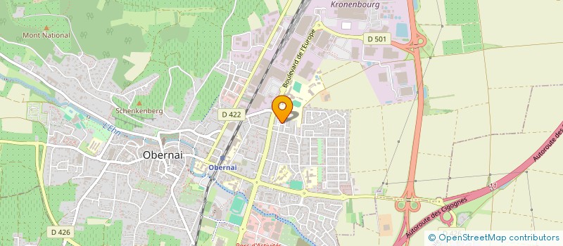 localisation de l'entreprise KOUBAI DISTRIBUTION  OBERNAI