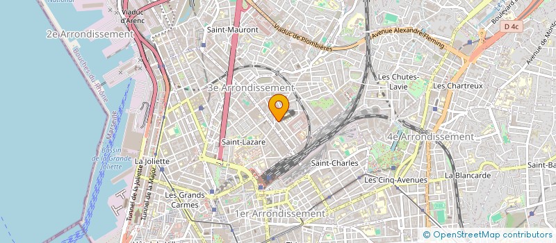 localisation de l'entreprise KOUBBI SERGE GILBERT ET PAUL à MARSEILLE