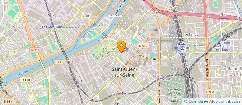 localisation de l'entreprise KOUBOUDON à SAINT-OUEN-SUR-SEINE
