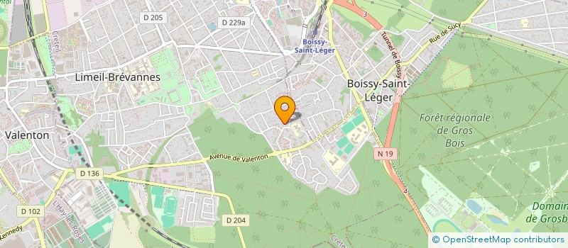 localisation de l'entreprise KOUDASSOVA à LIMEIL-BREVANNES