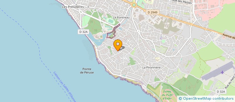 localisation de l'entreprise KOUDETA à LES SABLES D'OLONNE