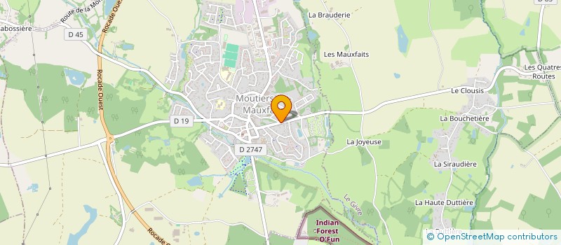 localisation de l'entreprise KOUDI  MOUTIERS-LES-MAUXFAITS