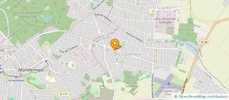 localisation de l'entreprise KOUDJA 2  CHELLES