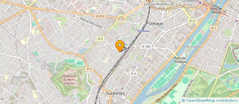 localisation de l'entreprise KOUDOU PUBLISHING à SURESNES