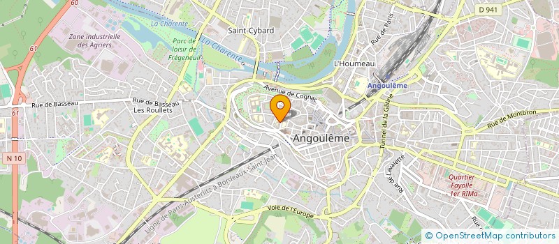 localisation de l'entreprise KOUDOUGOU à ANGOULEME