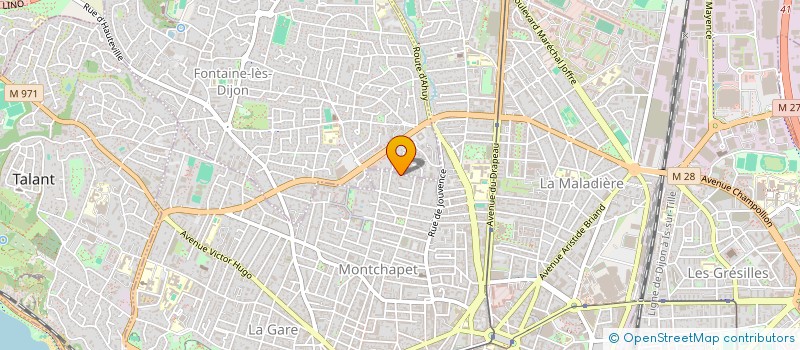 localisation de l'entreprise KOUDPROJ  DIJON