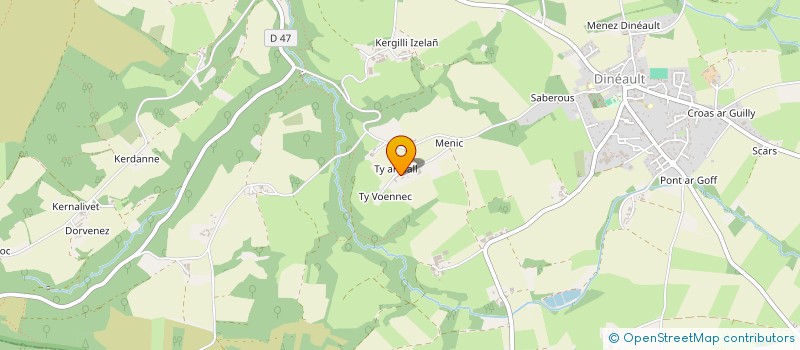 localisation de l'entreprise KOUER NIJ  DINEAULT