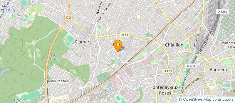 localisation de l'entreprise KOUGUN SARL à CLAMART