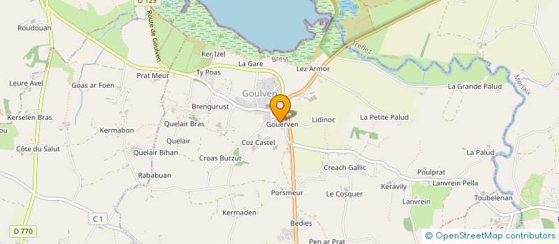 localisation de l'entreprise KOUIGN AMANN BERROU à GOULVEN