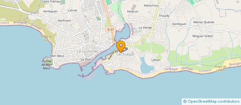 localisation de l'entreprise KOUIGN MARIE  TREFFIAGAT