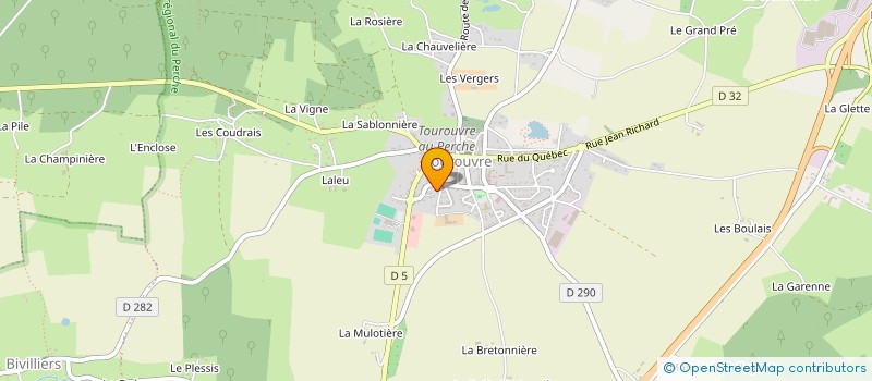 localisation de l'entreprise KOUL'ART ATELIER à TOUROUVRE AU PERCHE