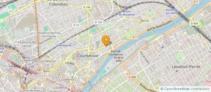 localisation de l'entreprise KOULGOSHEN à COURBEVOIE