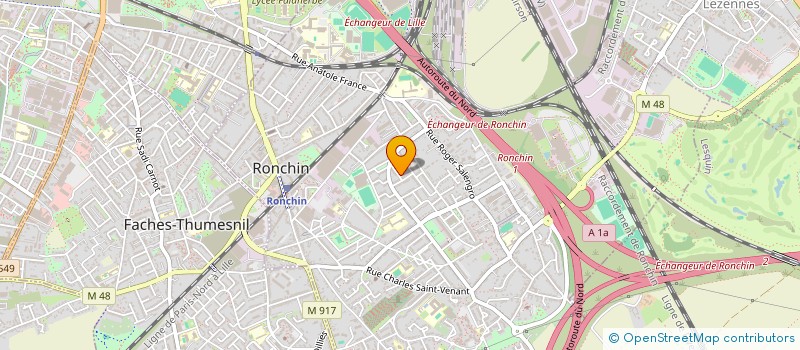 localisation de l'entreprise KOUMBADINGA  RONCHIN