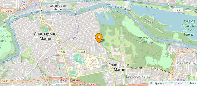 localisation de l'entreprise KOUNISG7  CHAMPS-SUR-MARNE