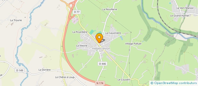 localisation de l'entreprise KOUP D'ECLAT  THEREVAL