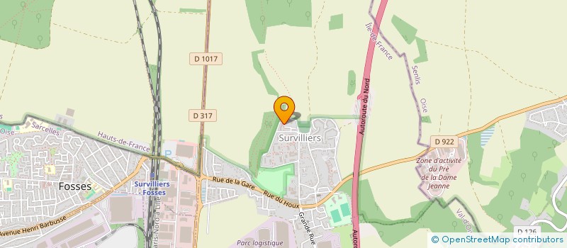 localisation de l'entreprise KOUP WENT  SURVILLIERS