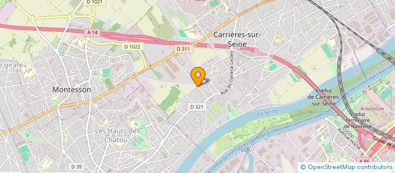 localisation de l'entreprise KOURB EDITIONS  CARRIERES-SUR-SEINE