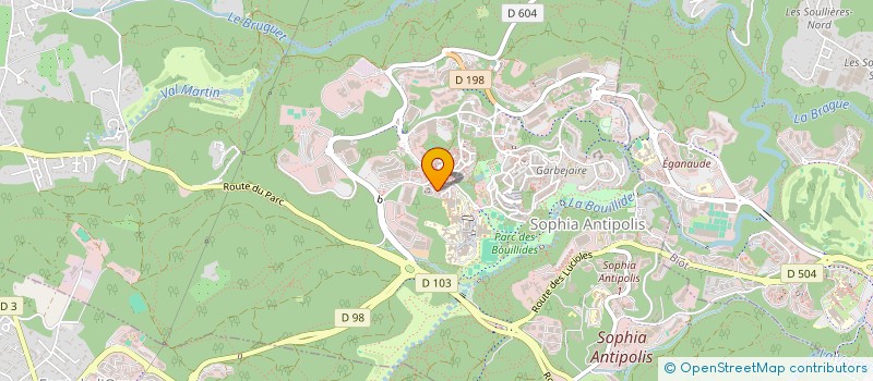 localisation de l'entreprise KOURBE SERVICES à VALBONNE