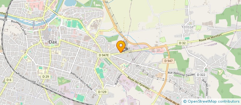 localisation de l'entreprise KOURKIA LAETITIA à DAX