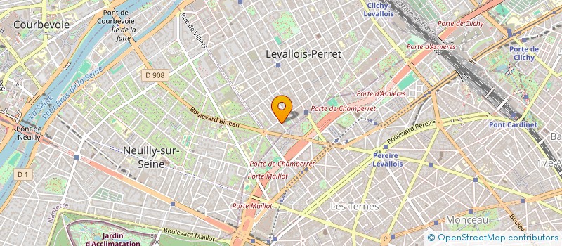 localisation de l'entreprise KOURO SIVO EVENTS à LEVALLOIS-PERRET