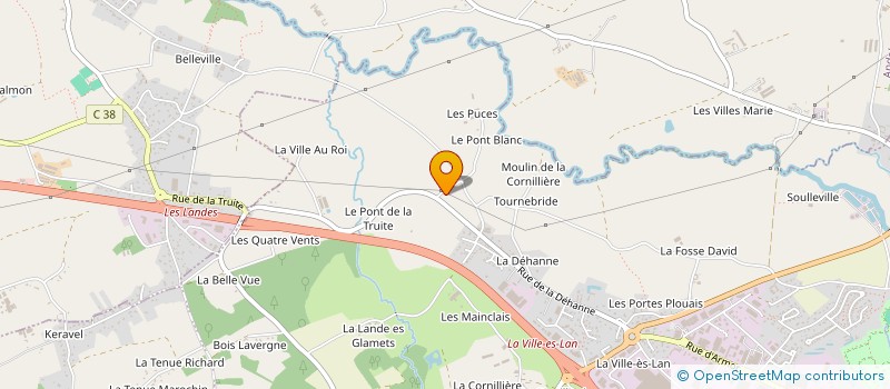 localisation de l'entreprise KOUROS DE SOUNION  LAMBALLE-ARMOR