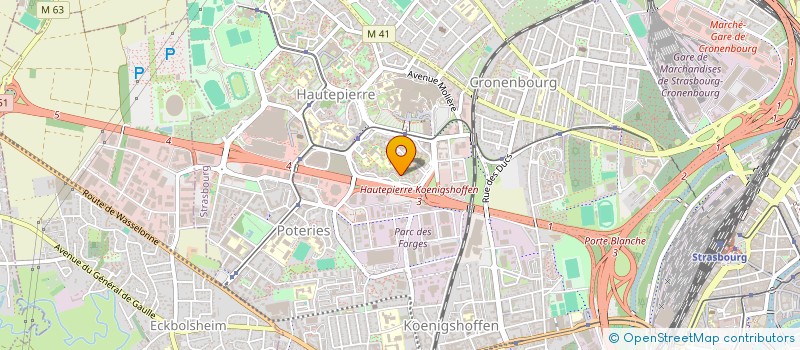 localisation de l'entreprise KOUROSS à STRASBOURG