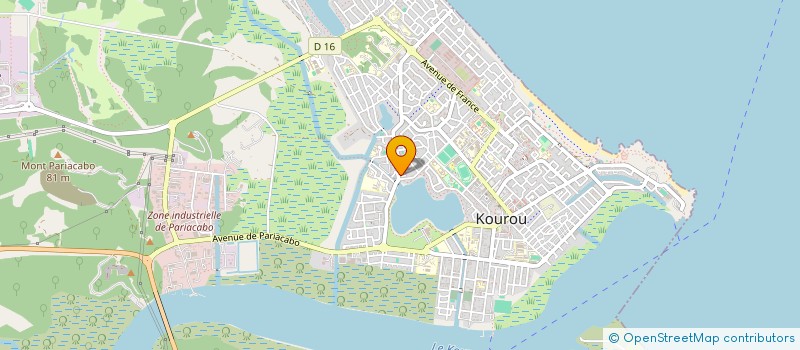 localisation de l'entreprise KOUROU AUTO ECOLE à KOUROU