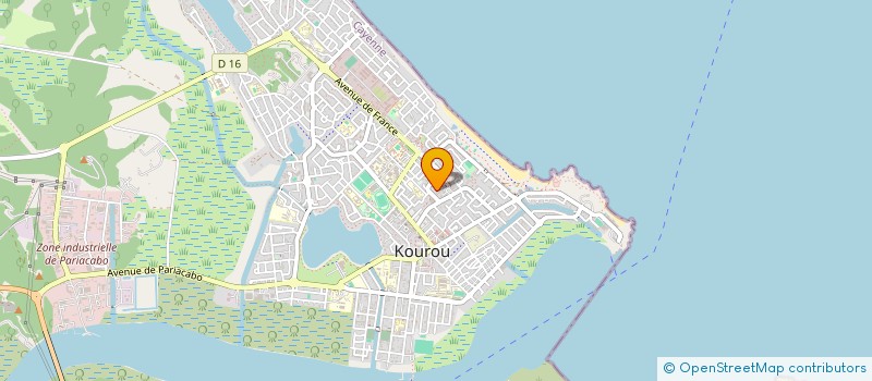 localisation de l'entreprise KOUROU PRESSING à KOUROU