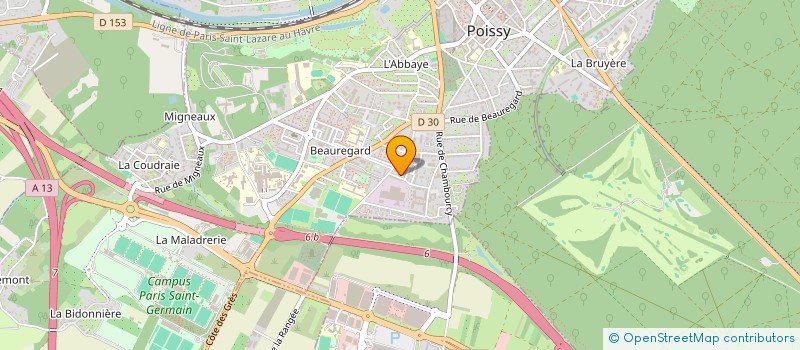 localisation de l'entreprise KOURSI MOHAMED ET OUBARI AHMED  POISSY