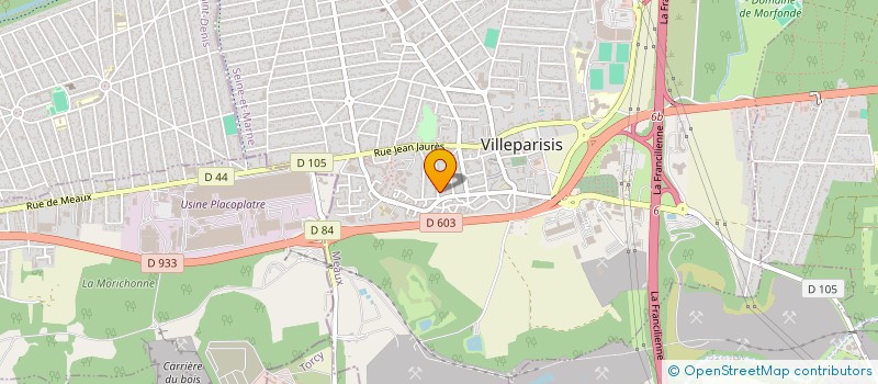 localisation de l'entreprise KOURY BAT à VILLEPARISIS