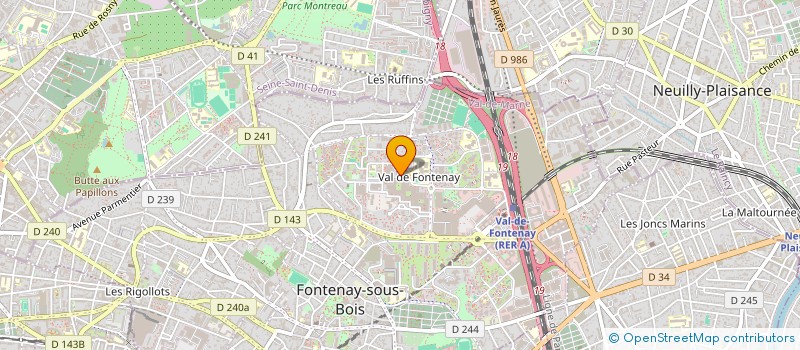 localisation de l'entreprise KOURY NETTOYAGE à FONTENAY-SOUS-BOIS