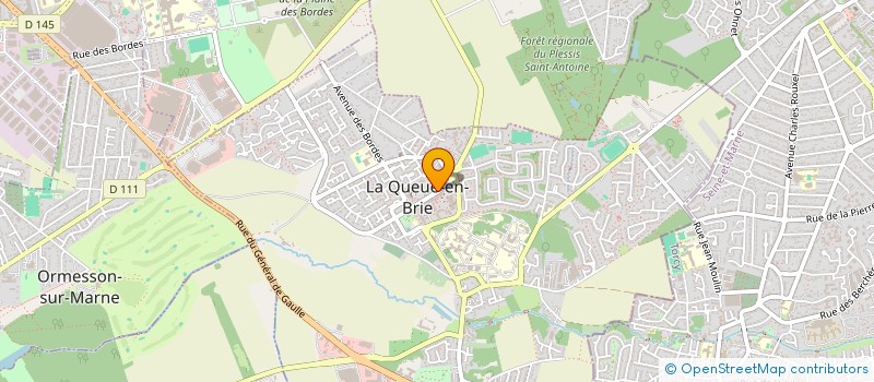 localisation de l'entreprise KOURY SERVICES  LA QUEUE-EN-BRIE