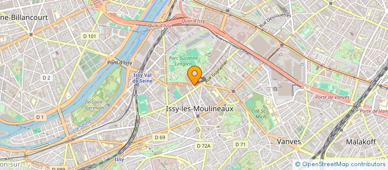 localisation de l'entreprise KOUS LEASE à ISSY-LES-MOULINEAUX