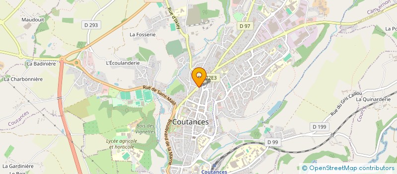 localisation de l'entreprise KOUTANCES  COUTANCES