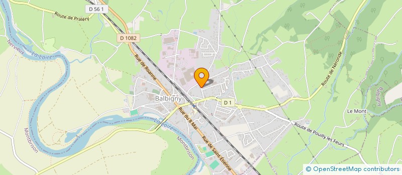 localisation de l'entreprise KOUTOUBOU M'TRANS ET LOC  BALBIGNY